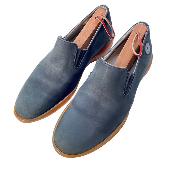 Authentic Louis Vuitton Grey Suede Slip On Shoes Sz 6.5 (37) great condition! - Picture 3 of 9